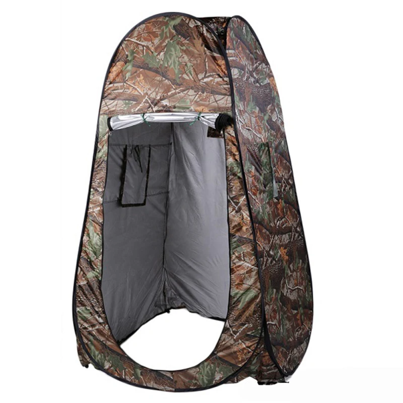 Single Person Portable Privacy Shower Toilet Camping Pop Up Tent Camouflage UV Function Outdoor Dressing Photography Watch Bird camping tent portable shower tent portable tent
