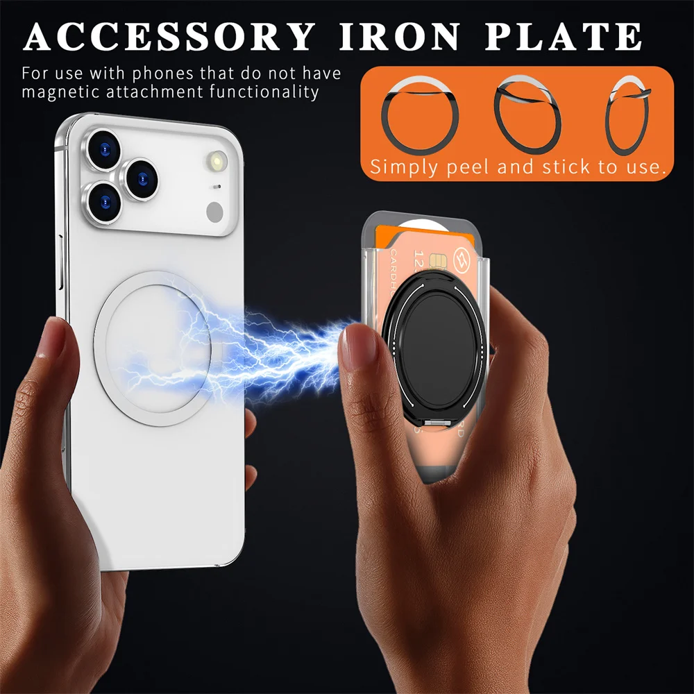 Magnetic Wallet Stand Card Holder