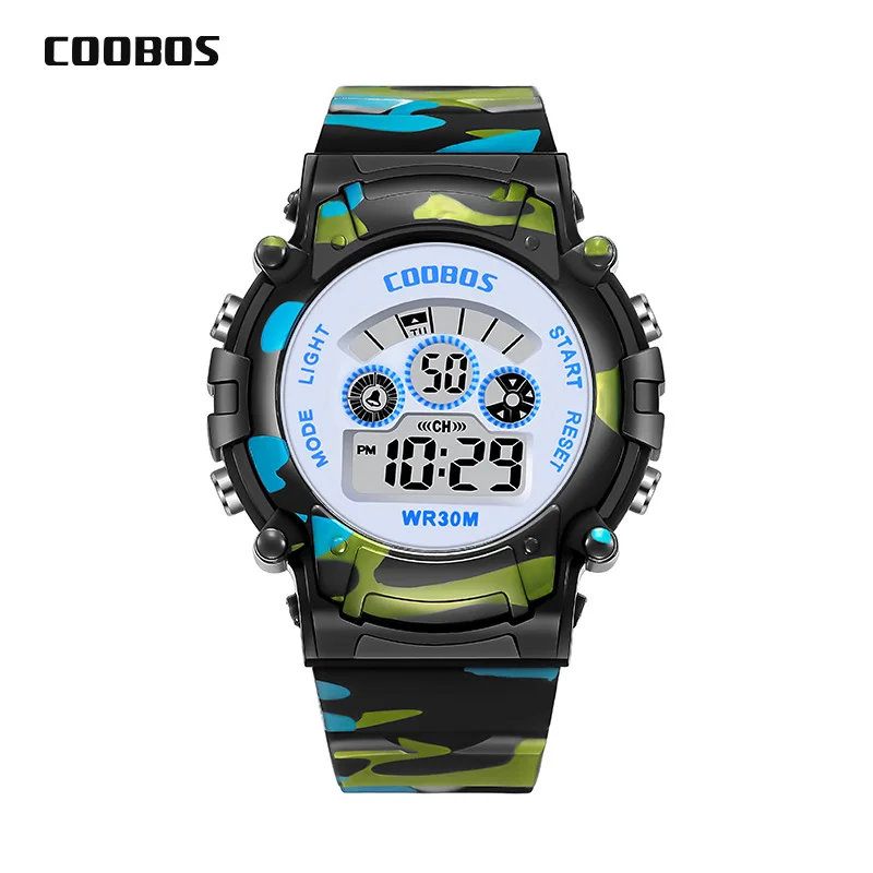 Life Waterproof Children Date Watch For Boy Girl Digital Watch LED Sports WristWatch Kids Alarm Military Watch Relogio Gift