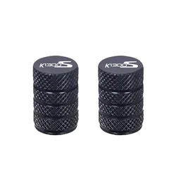 Premium Motorcycle CNC Wheel Tire Valve Stem Caps Covers (Black)