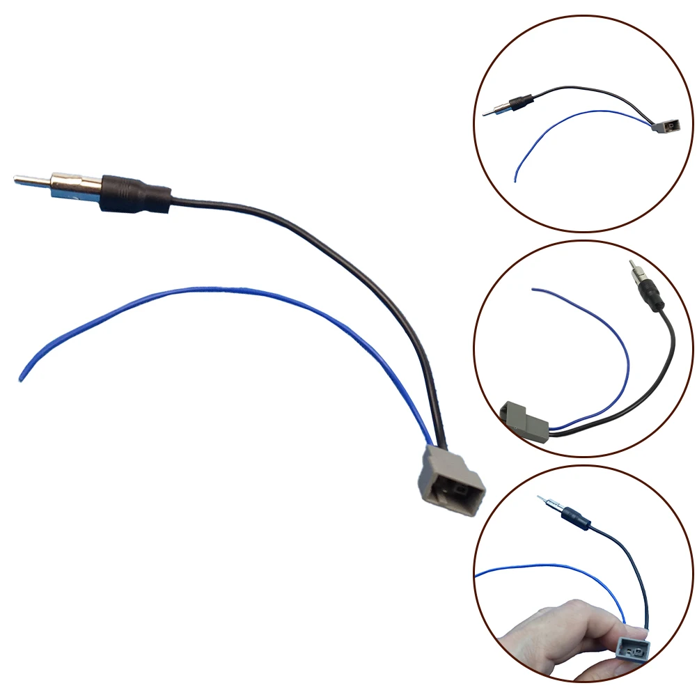 Car Audio Cable Adapter Car Accessories Adapter Cable for Honda Mazda Navigation Stereo Radio AM FM Antenna