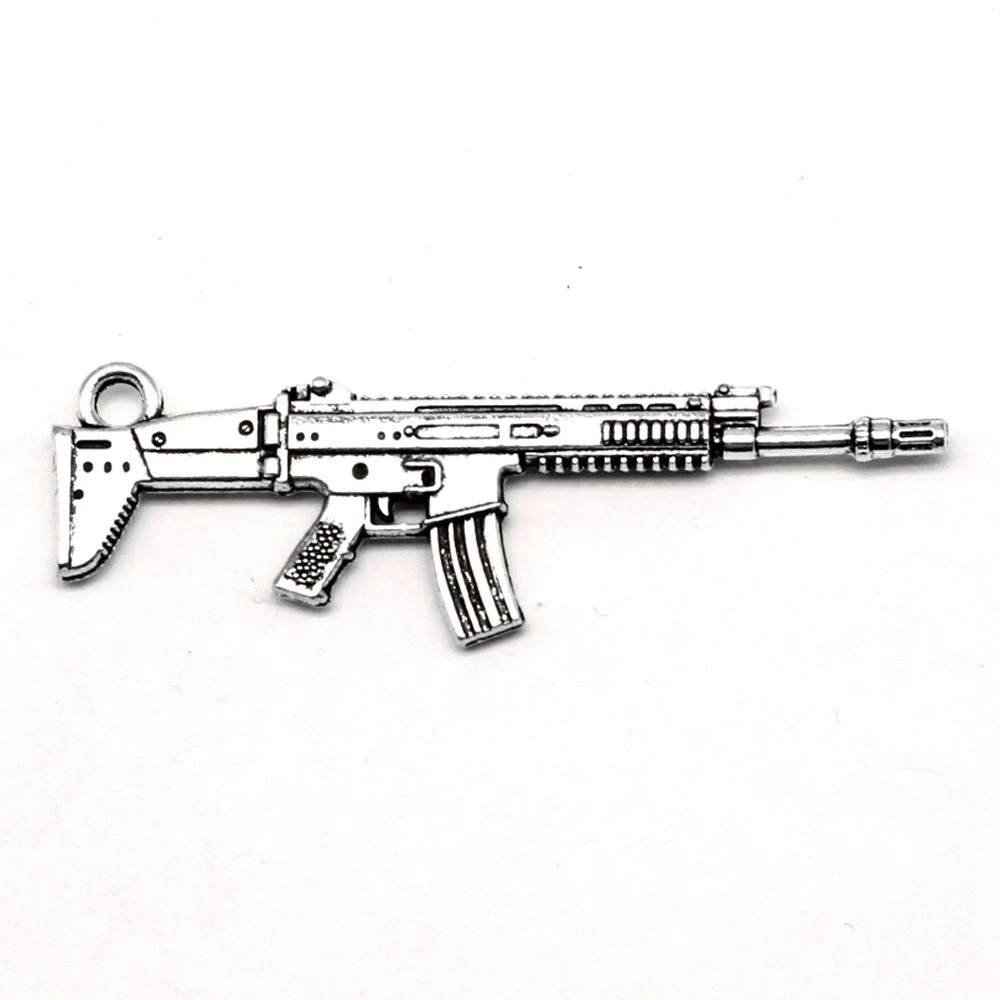 

Guns Charm For Making Jewelry Diy Finding 30pcs 15x45mm