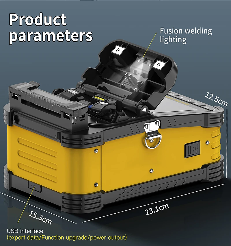 Six Motors Fiber Optic Fusion Splicer S-70/A-5/FS-60F/AUA-70F Optical Fiber Core