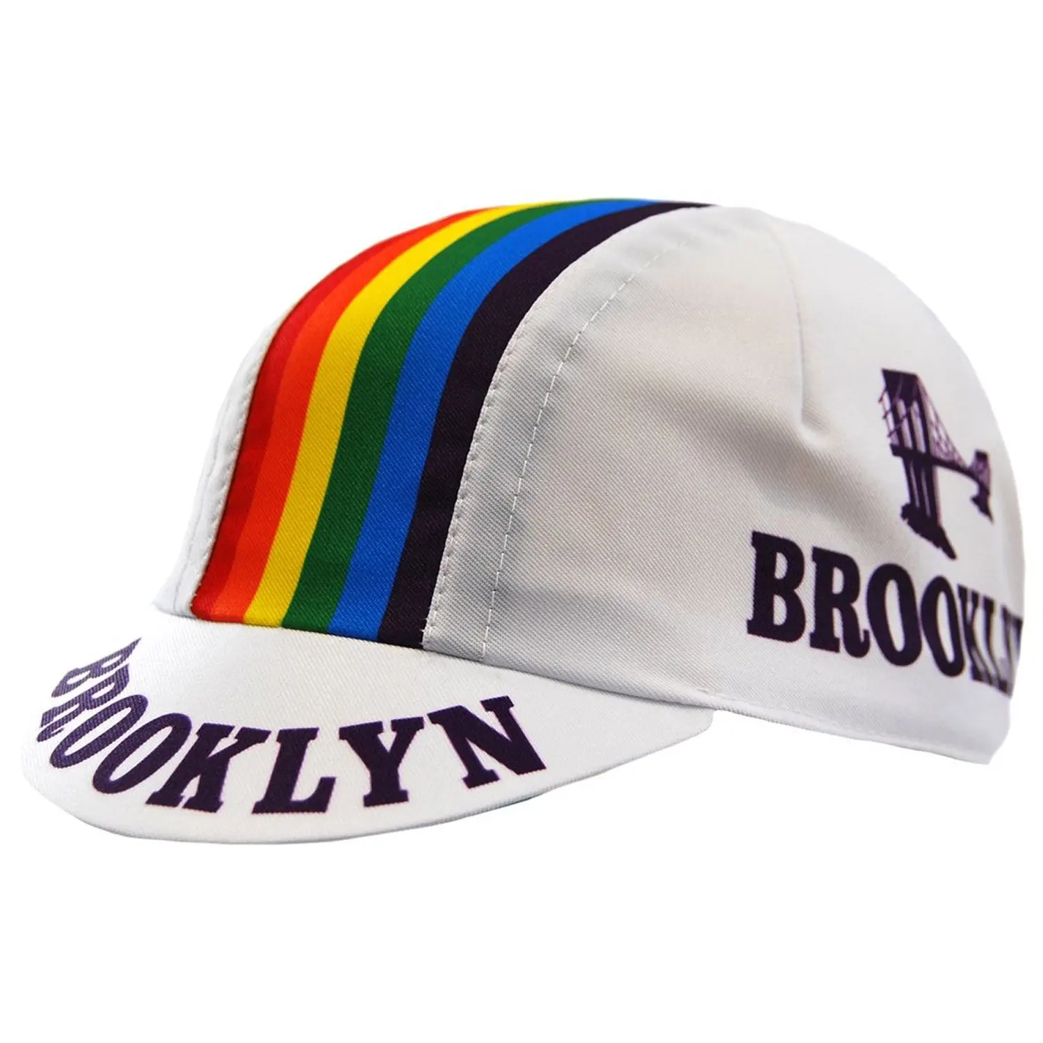 Brooklyn Team Cycling Hat Men Riding Hat Safety Breathable Classic Bicycle Headwear Bike Sun Cap 4
