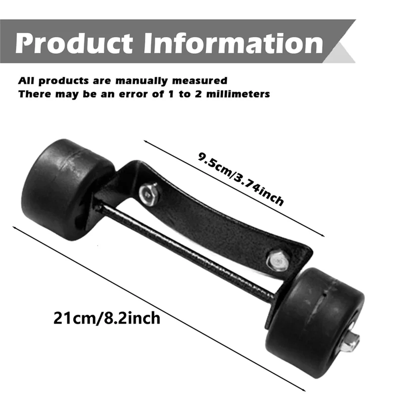 GOOD-Universal Patio Heater Wheel Accessories Patio Heater Wheels, Bracket + Black Wheels, Replacement S9ab0eabf3a0d4985b49450255356ba74z