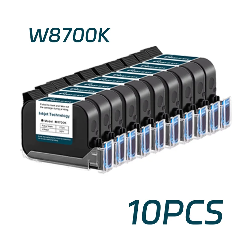 12.7mm A Level Original Ink 10pcs Cartridge Quick Dry Black B Level Handheld Ink