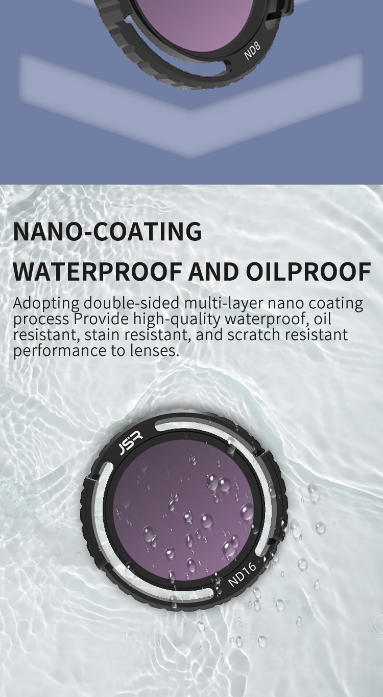 Description Picture 6 of itemIn stock New Camera Lens Filters for DJI AVATA 2 MCUV ND4 ND8 ND16 ND32 CPL ND/PL Filters Kit Pretection Lens Drone Accessories