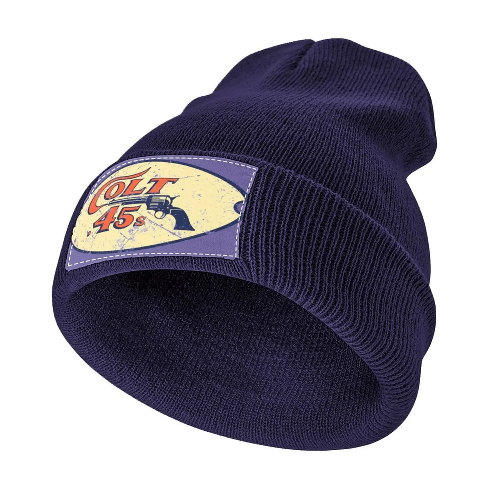 

Colt 45 Gun Houston Texas Knitted Hat Dropshipping Golf Cap Boy Cap Women's