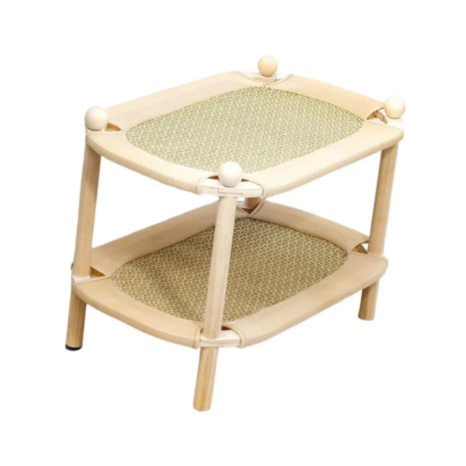 Cat Scratcher Mat, Comfortable Sleeping Interactive Play Toy, Double Layer Cats Scratch Couch Cat Sofa Bed for Kitten