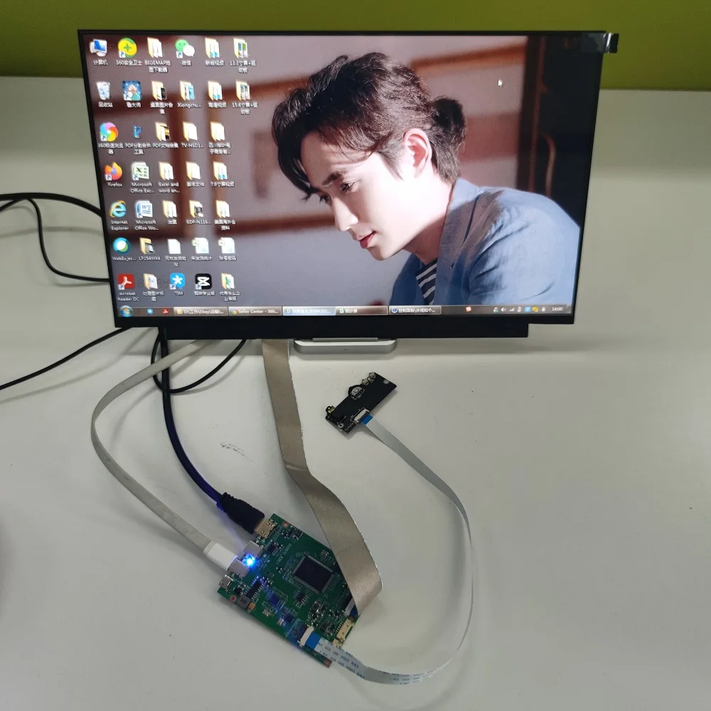 

Для ПК, комплект для ноутбука PS X360, raspberry 15,6 дюйма, 1920X108, 0 светодиодный Светодиодная панель IPS, экран + USB Type-C, mini HDMI-совместимая плата контроллера EDP
