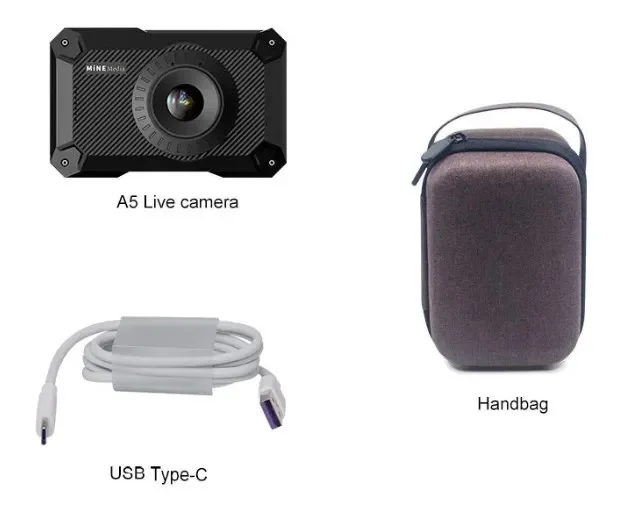 4K 본딩 카메라 4G 본딩 엔코더 SRT/RTMP 마인 A5 터치스크린 라이브 스트리밍 액션 카메라 원격 앱 제어