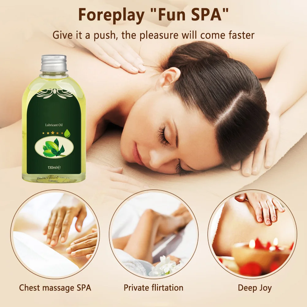 130ml Sensual Massge Oil Natural Plant Ingredients Lubricant Massage Oil Soothing Relax Body Lubricant For Women Men 3
