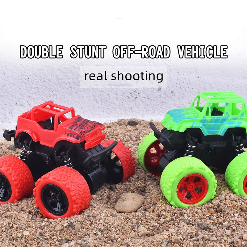 Four-Wheel Drive Toy Car Educational Inertia Dynamic Stunt Children Drop-Resistant Model Off-Road Vehicle Toys Car Birthday Gift