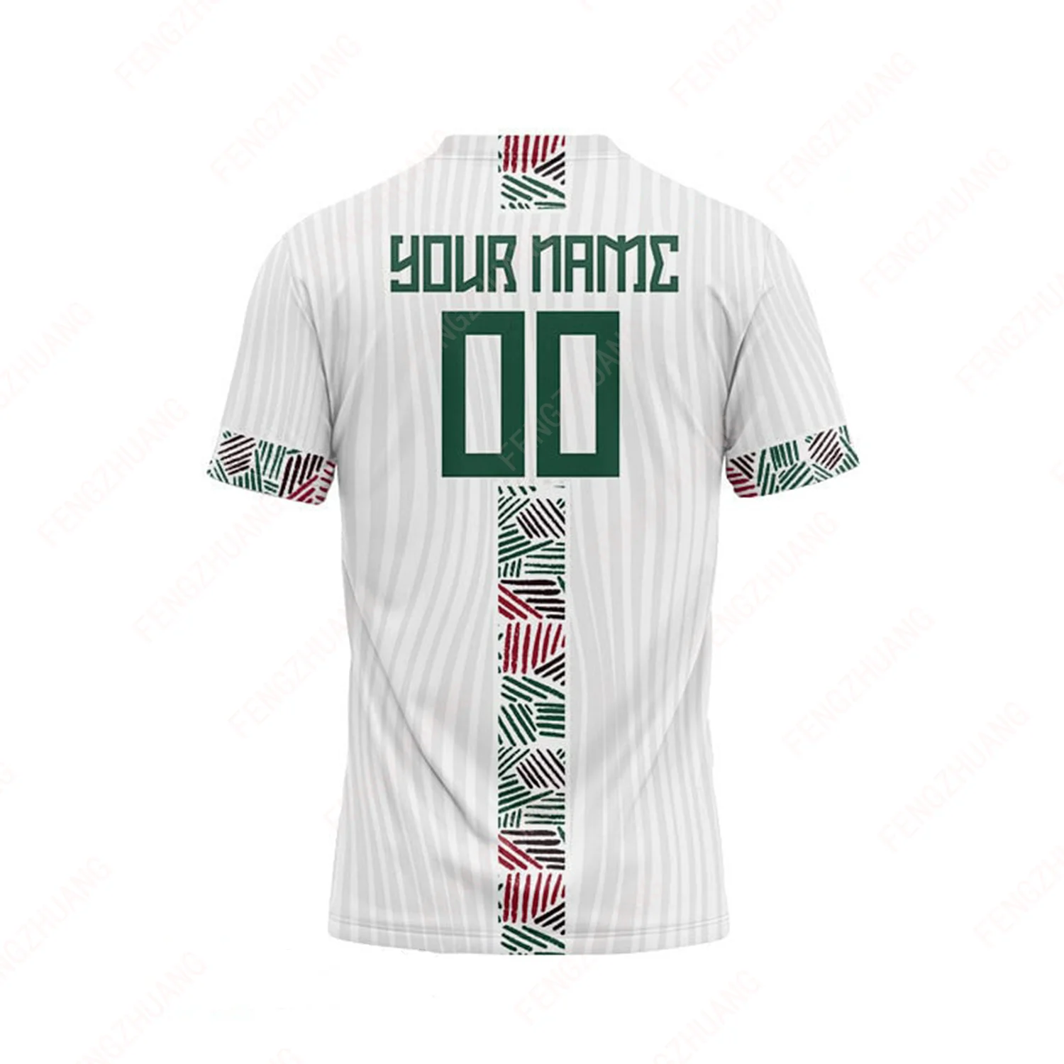 Personalized Jameson White Jersey Suitable For Football Outdoor Breathable Quick-Drying Short-Sleeved Round neck T-Shirt