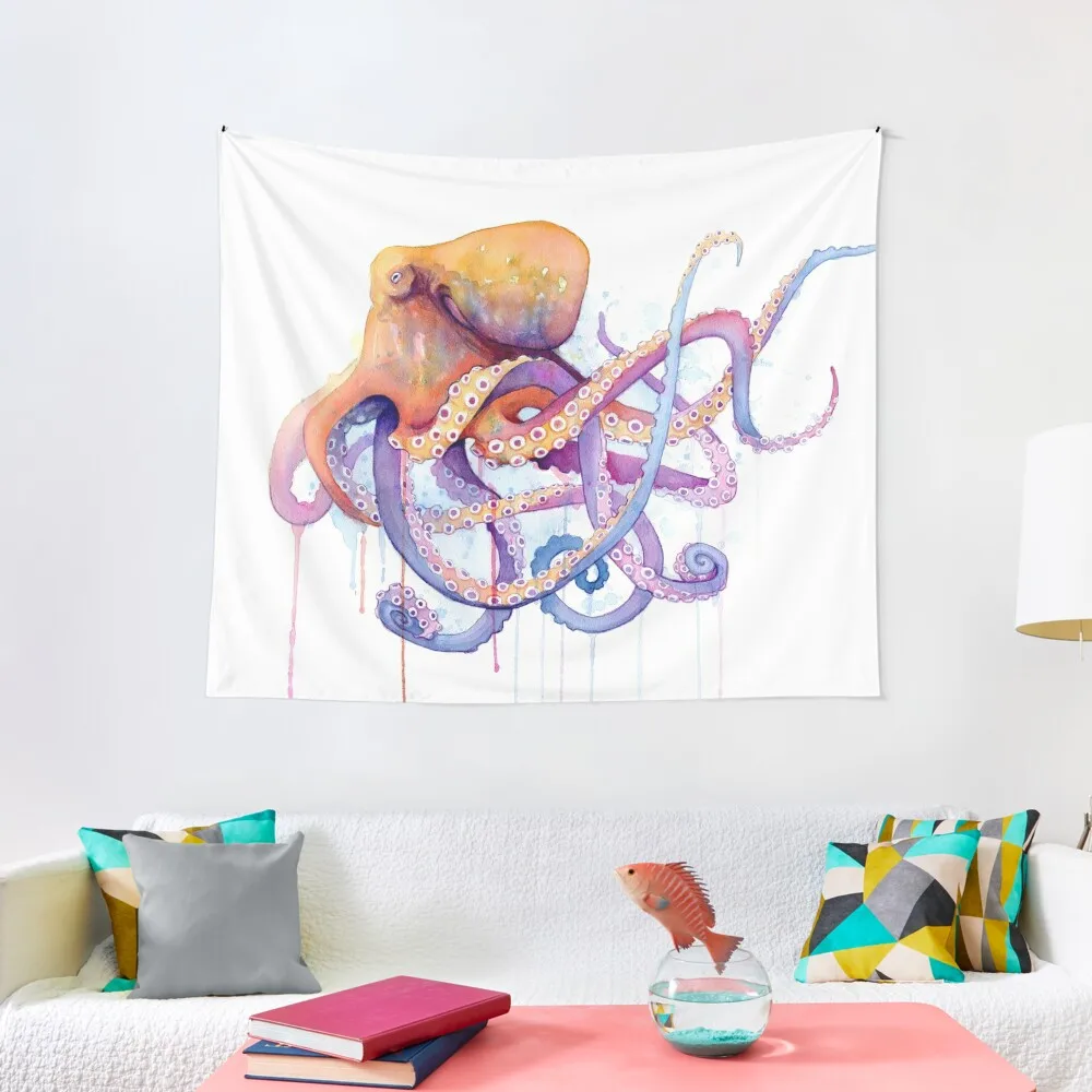 

Octopus II Tapestry Decoration Aesthetic Aesthetic Room Decorations