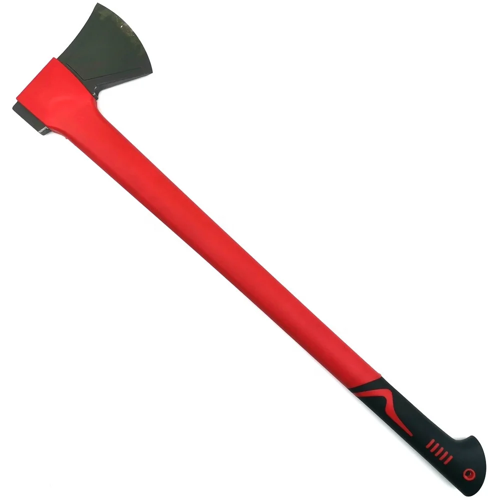 Garden Tools Axe 1500g Composite Handle 78cm Large Hatchet With Forged Steel For Felling Splitting