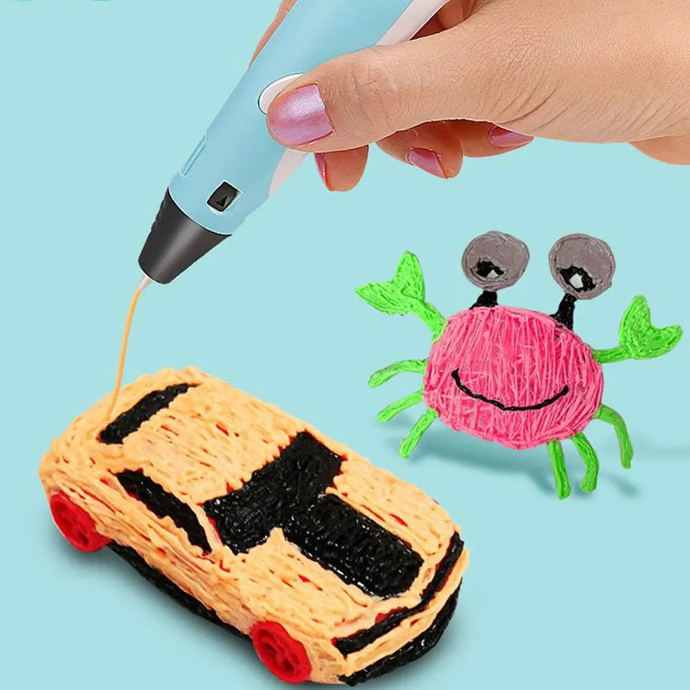 3D Print Pen Printing Pen Set PLA Filament Drawing Print For Kids Adult  Creative Toy Gift 36M PLA Filaments +USB Christmas Gift - AliExpress