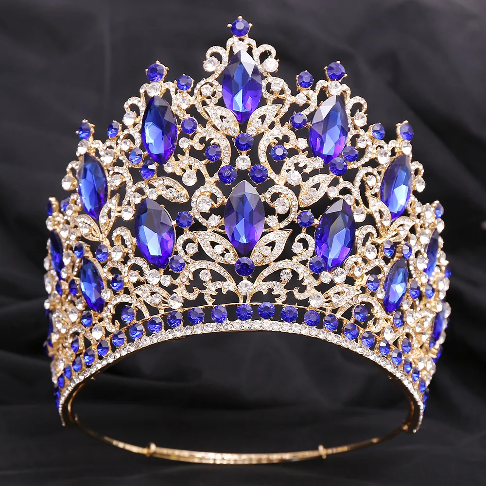 Diadème Couronne Étoile Et Lune En Strass - Pour Mariée, Princesse, Fêtes - Bandeau Élastique Et Léger, Cadeau Femme/Fille