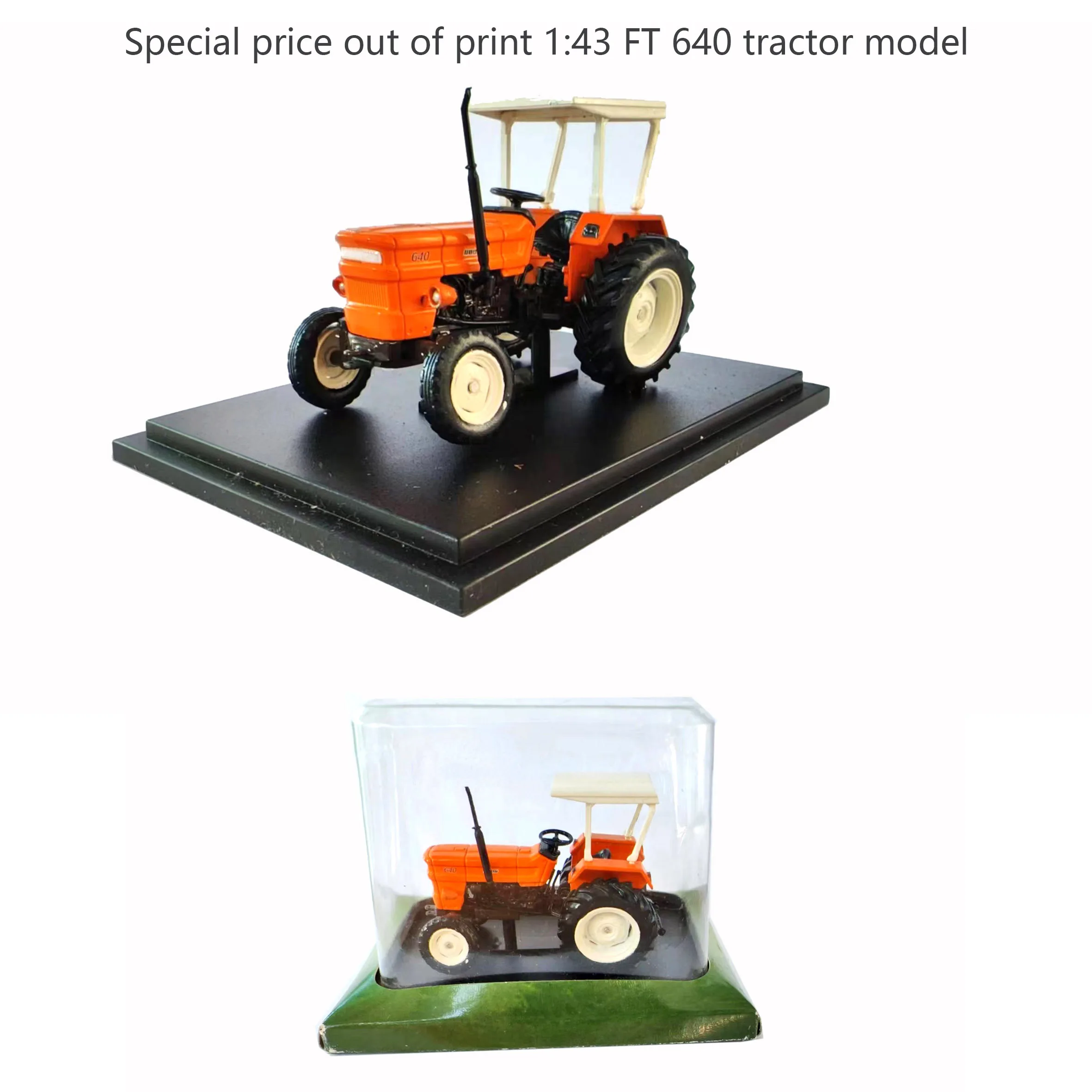 

Special price out of print 1:43 FT 640 1972 tractor model Finished semi alloy collection model