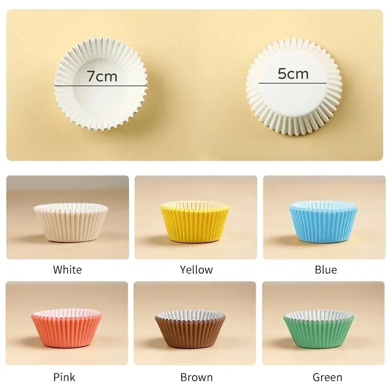 Dessert Baked Pastries Cupcake Covers Kitchens Accessories Cake Stand Kitchen Utensils Chocolate Cup Mold 100 Piece Set Pastry