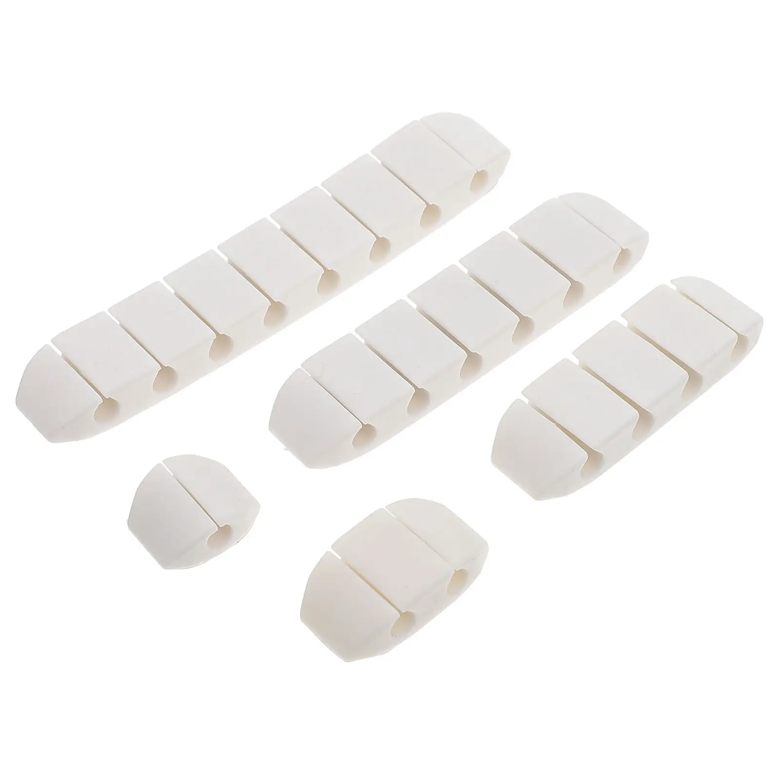 5Pcs 효율적인 케이블 정리기 USB 충전 케이블용 접착식 데스크탑 코드 키퍼 와이어 관리 공간 절약형 컴팩트 디자인