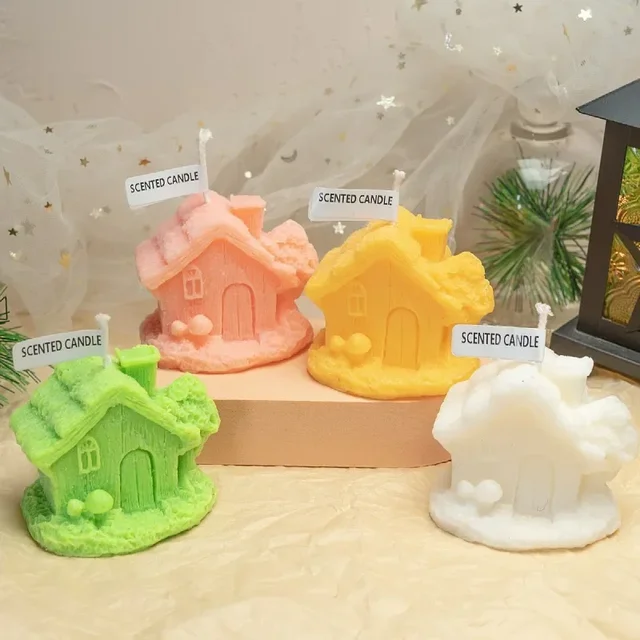 Funny Gifts Fairy Tales Grass House Decorations Aromatherapy Candles