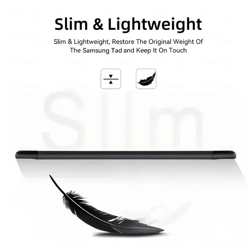 Sleek 11-Inch Flip Stand Magnetic Tablet Case with Soft TPU Back