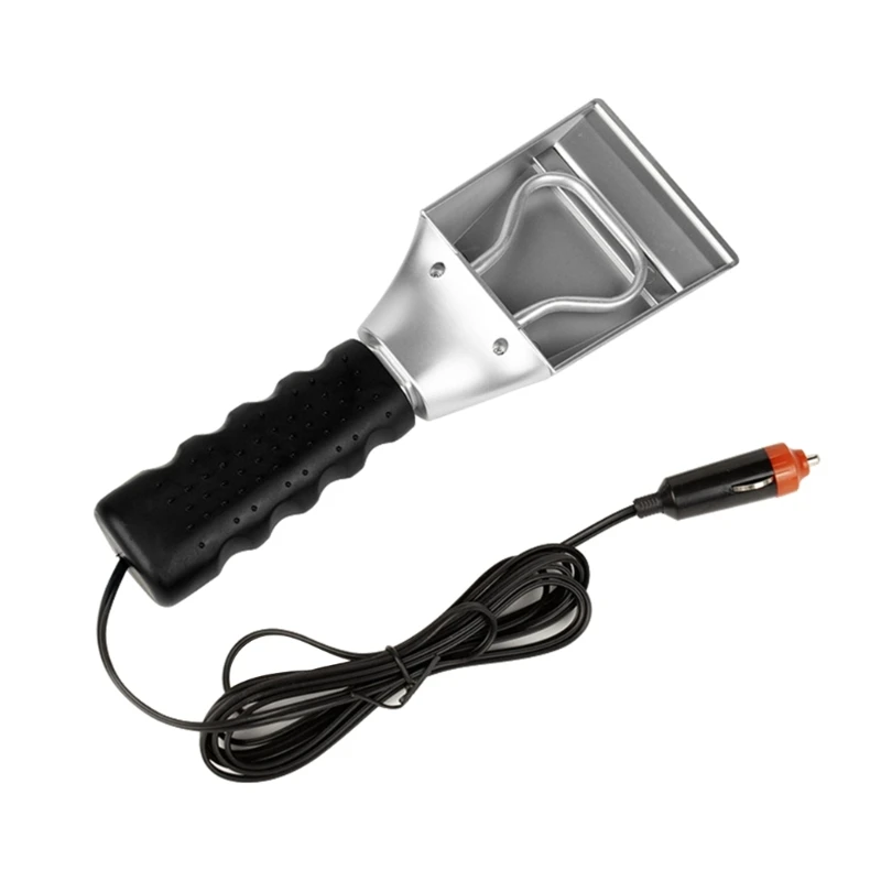 

12V Heated Car Windshield Ice Scraper Universal Electric Snow Shovel Hand Tools D7WD