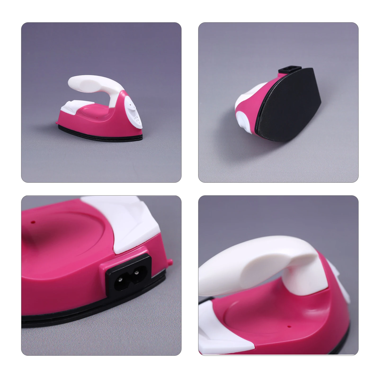 Mini Garment Iron Garment Iron Mini Handheld Garment Iron Non-Stick Portable Electronic Iron for DIY Art and Craft with US Plug