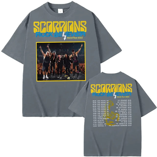 Desbrave o Mundo Louco com a Camiseta Casual Scorpions 2024: Uma Oferta Limitada Incrivelmente Acessível
