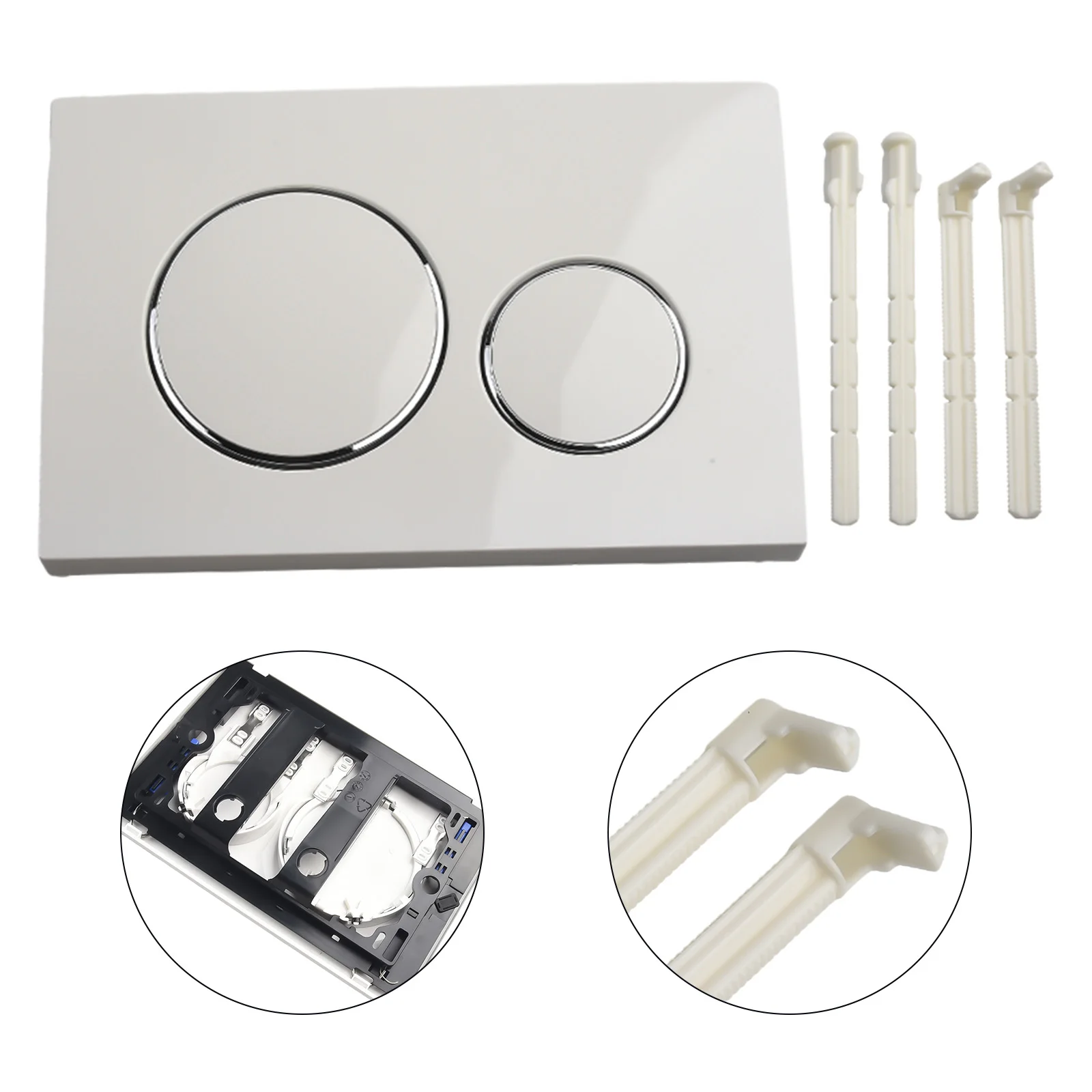 

Dual Flush Actuator Plate For Geberit Sigma20 For Concealed Cisterns Toilet Flush Button Chrome White 115.882.KH.1 115.882.JT.1