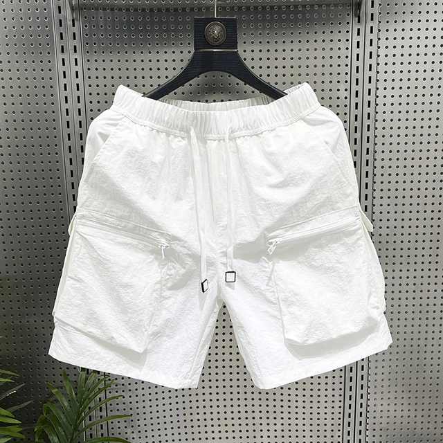 Summer Men's Casual Sports orts Qui Dry Beach Fourths Multi kets Youth Active Sle mid Waist Straight Leg een Color 4