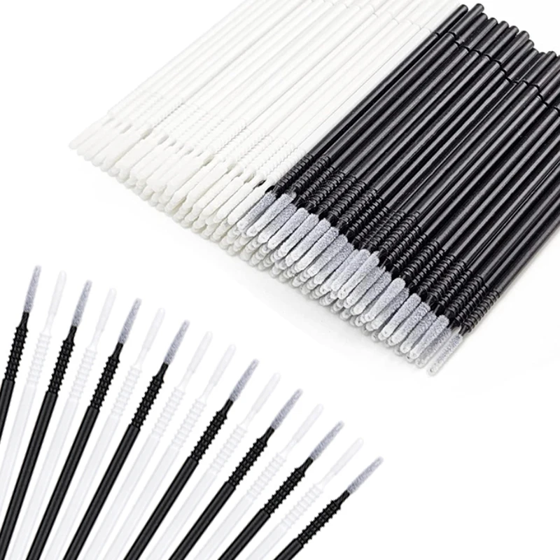 100pcs Removing Swab Micro Brush Makeup Brushes Eyelash Extension Supplies Lashes Accessories Makeup Tools