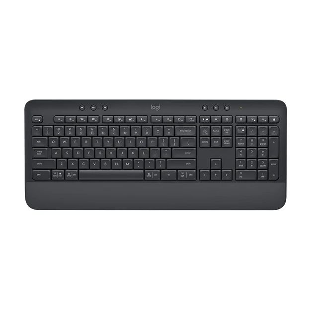 Logitech Signature K650 Wireless Bluetooth Keyboard Comfort Full-Size  Keyboard with Wrist Rest For Most OS/PC/Window/Mac - AliExpress