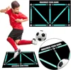 Football Training Mat Soccer Carpet Child Training Pack Indoor Foldable Kids Adults Dribble Non Slip Kids Adults Rug Soccer 3