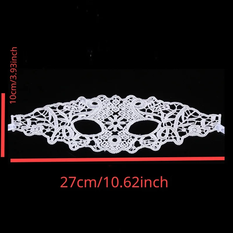 Festival Party Lace mask white amorphous mask hollow sexy party dance nightclub eye mask