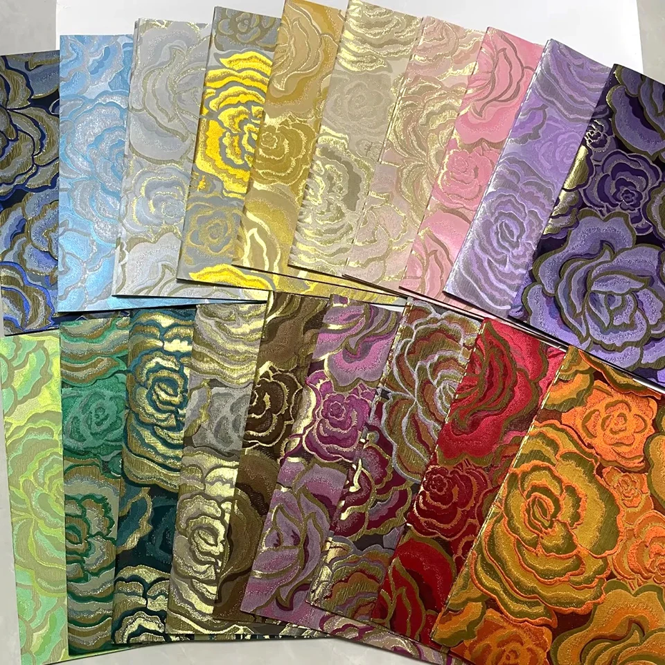 Elegant 3D Floral Headtie Gift Set 2pcs -2.5 Yards African Gele and Ipele for Nigerian Wedding, Anniversary,Celebration TXH-15-1 6