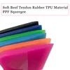 Car PPF Squeegee Kit 7 in 1 Anti-Scratch TPU Rubber Squeegee for Vinyl Wrap Tint Squeegee Water Blade Scraper Window Tint Tools 6