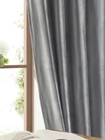 1PC Grey Italian Velvet Curtains 2
