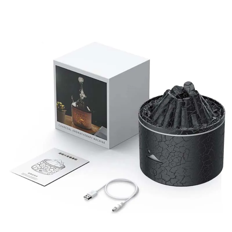 LEDランプ付き3Dフレームアロマディフューザー,加湿器,空気清浄機,超音波スプレー,エッセンシャルオイル