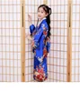 Children's Kimono Japanese Style Kids Dress Maxi Bathrobe Performance Girls Clothes Long Baby Outfit Vestido Show Girls Dresses 5