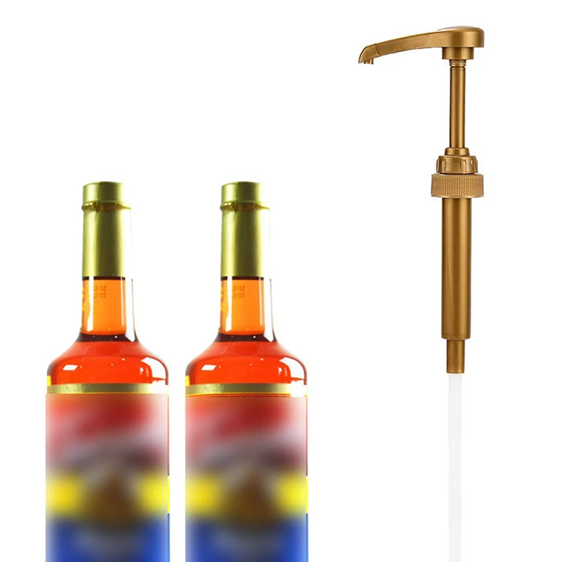 Kitchen Tools 1pc/5pcs Coffee Milk Tea Dispenser Syrup Pump Liquid Dispenser For Monin Syrup 10ml Juice Bottle Pump Kitchen Tools