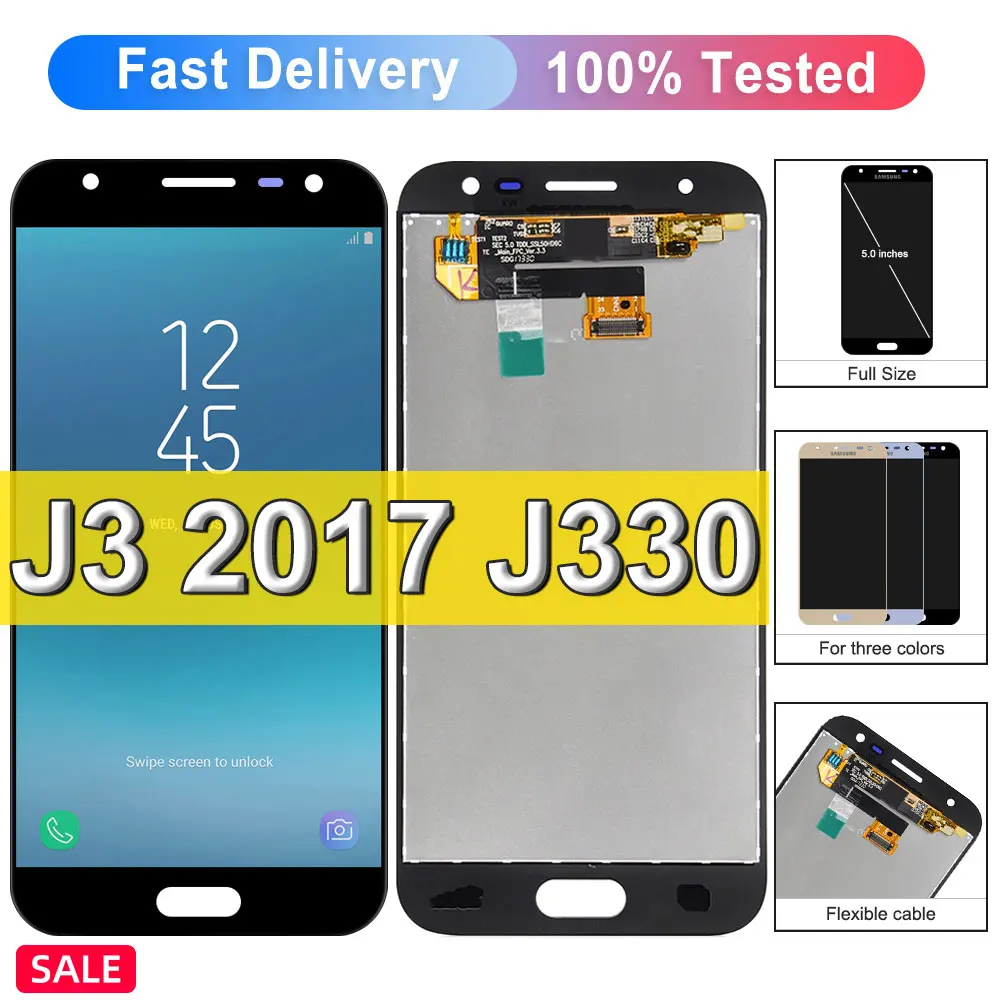 Samsung J330fn Original Display | Assembly Replacement - 5.0 Original - Aliexpress