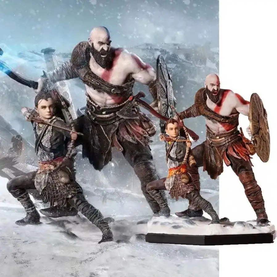 

God of War Kratos & Atreus 1/10 Deluxe Art Scale Collection Figure Figurine Model Statue