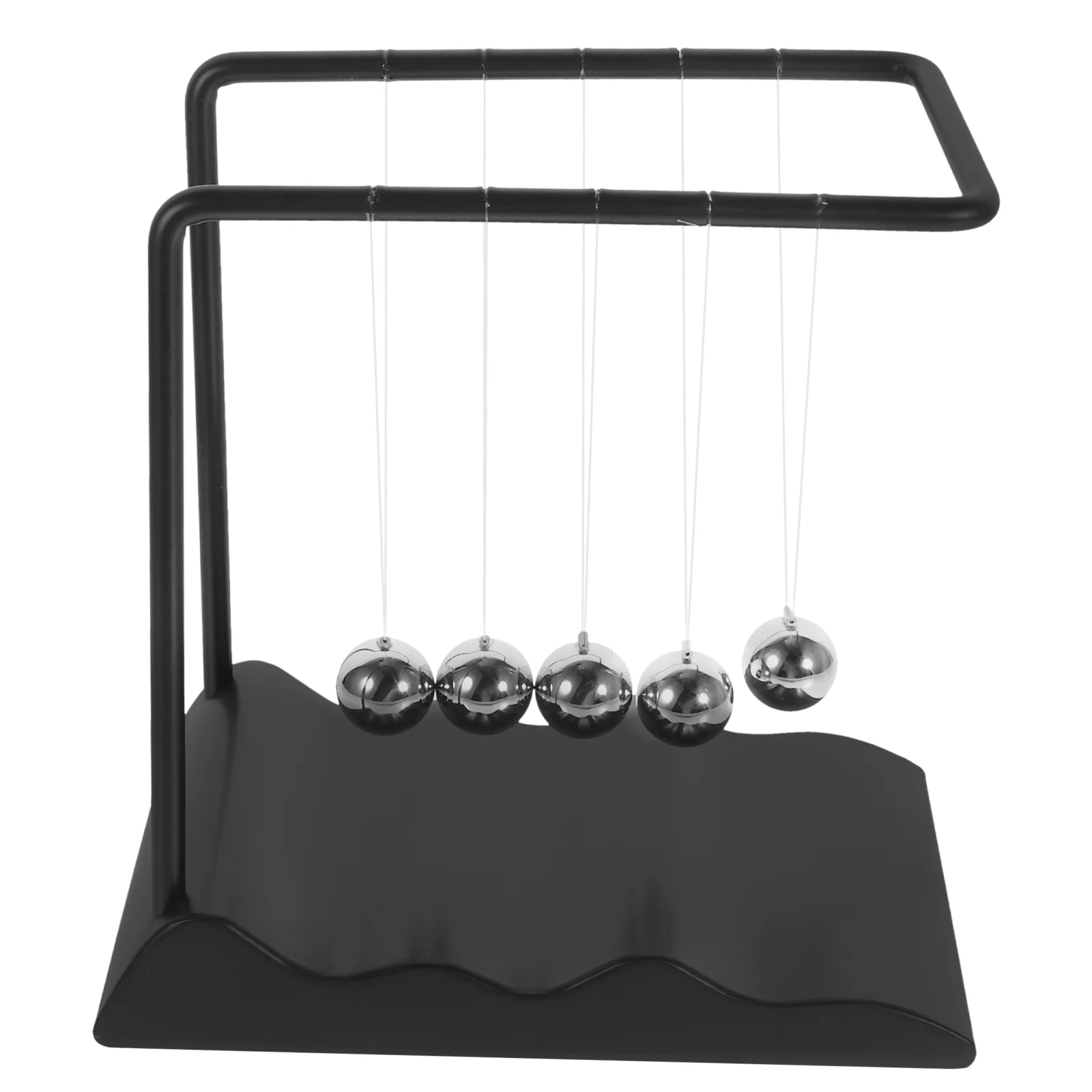 데스크탑용 뉴턴 크래들 볼, 물리적 장식, 과학 물리학 학습 모델