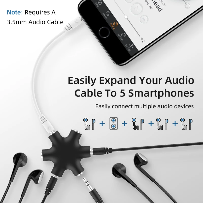 Ʈ  Aux ø, º MP3 ޴ 3.5   , 1 -5   Ʈ, 6 in 1, 3.5mm
