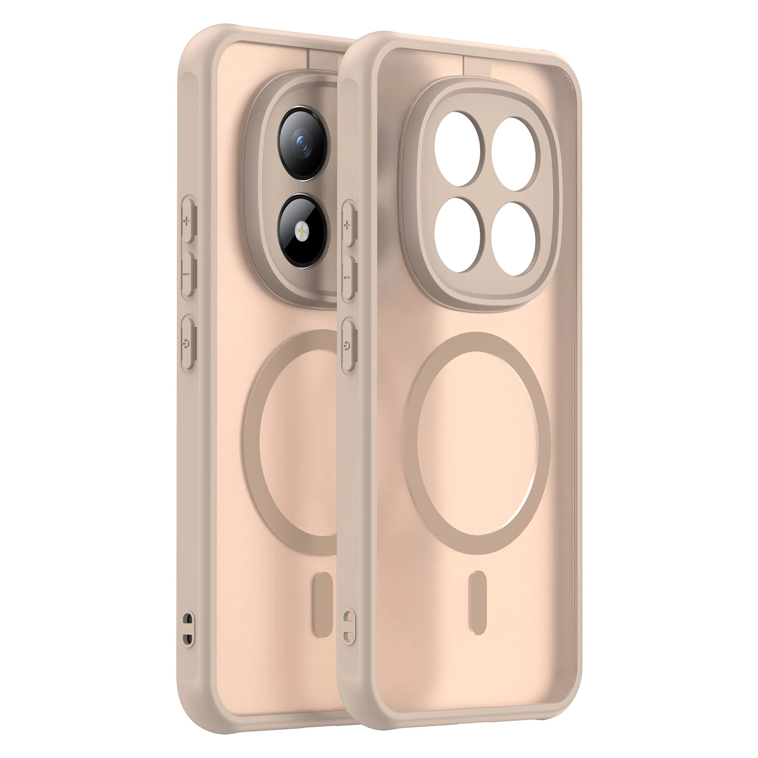 Magnetic Luxury Shockproof Wireless Matte Translucent Phone Case