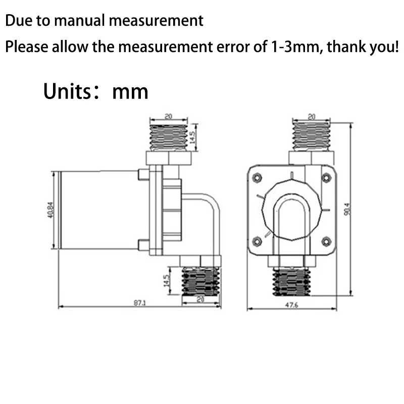 IP68 DC 12V 24V Stainless Steel Shaft Brushless 1/2