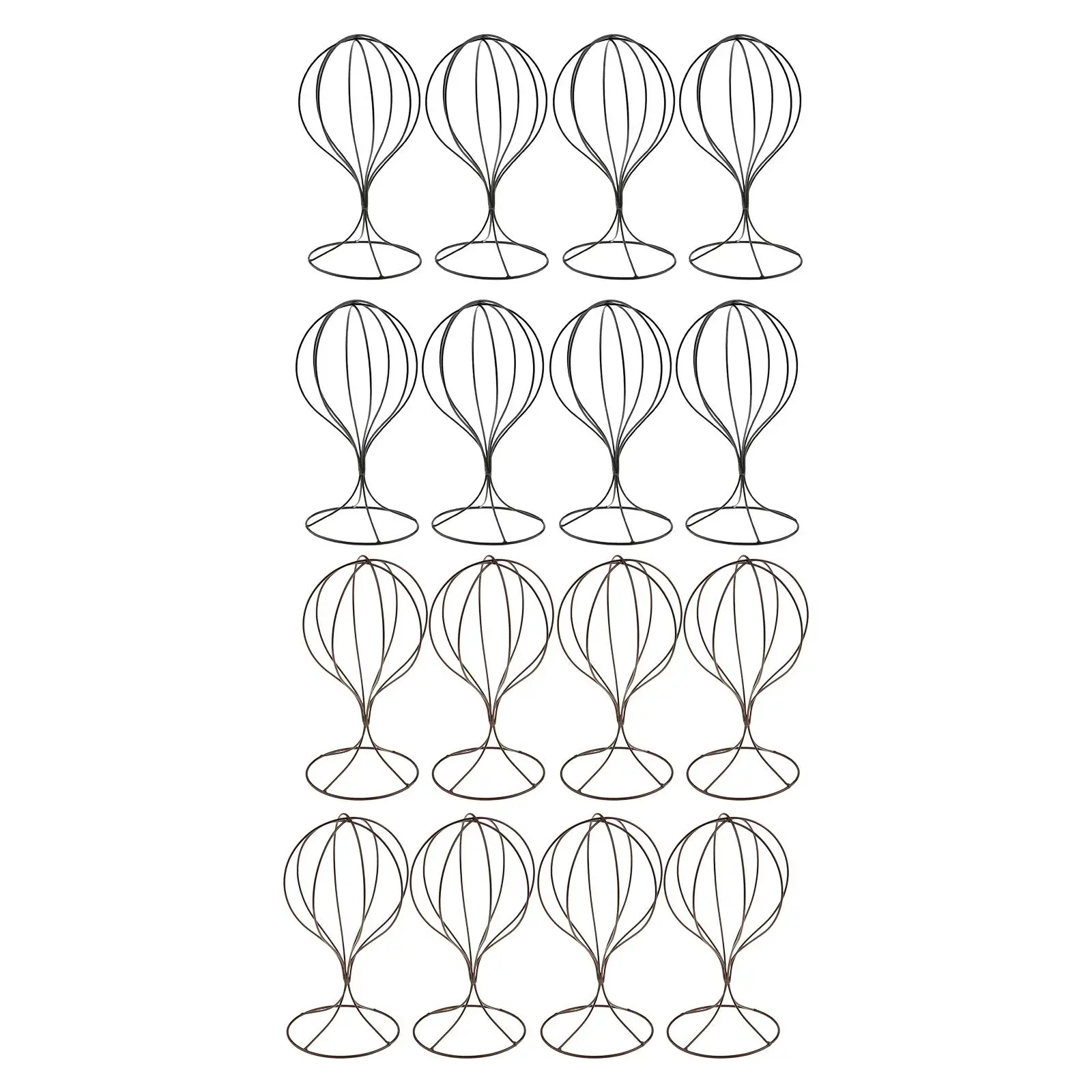 

16 Hat Storage Holder Durable Rack Round for Retail Home