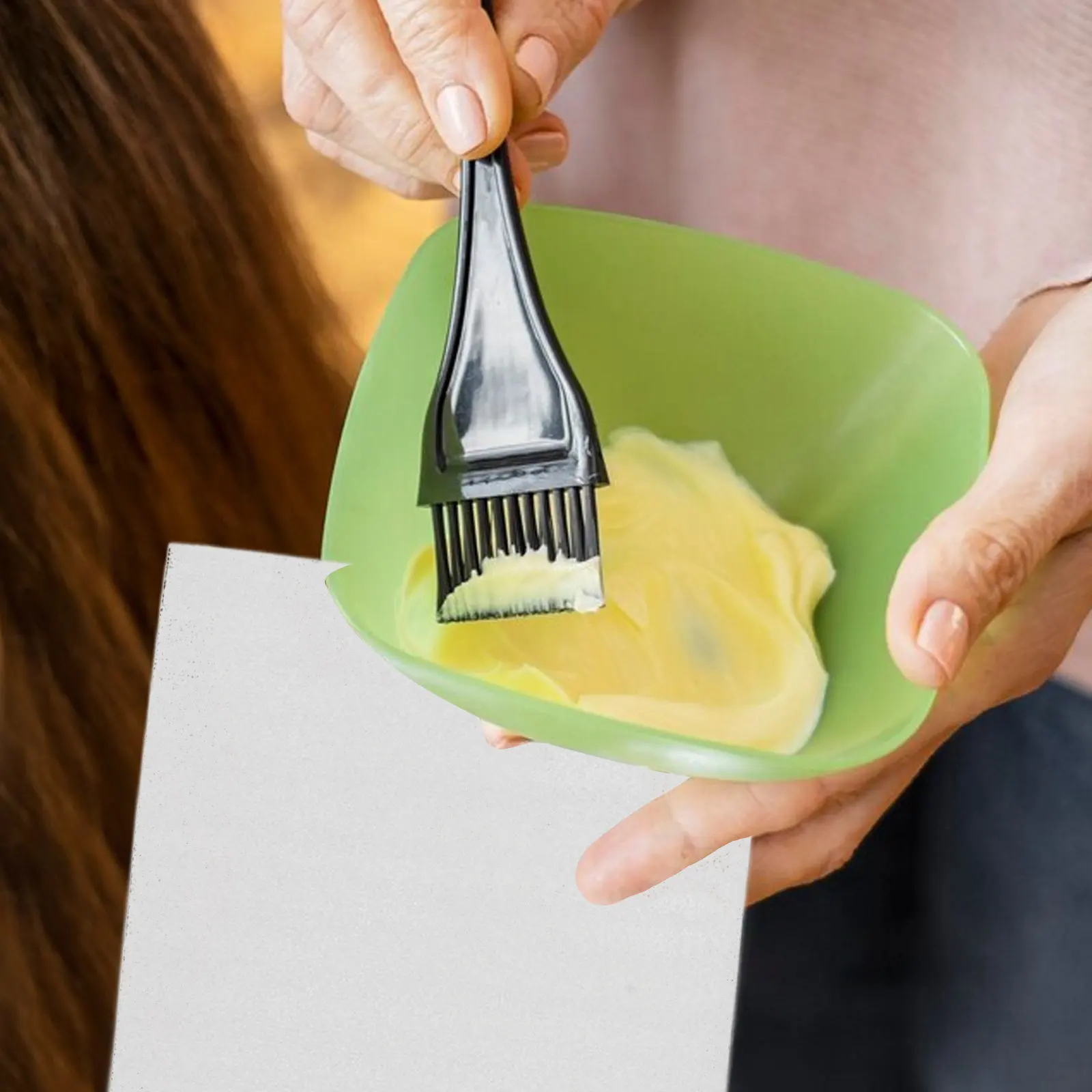 50개입 헤어 컬러링 시트 재사용 가능한 염색 스트립 하이라이팅 발레아쥬 포일 대체품 살롱 미용사 헤어드레서 펌 페이퍼